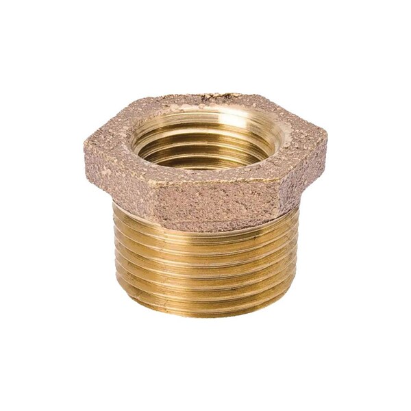 Thrifco Plumbing 1-1/4 X 1 Inch Brass Hex Bushing 5318068 - main